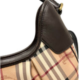 Burberry "Haymarket Check Coated Canvas Brooklyn Hobo" Bag