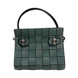 Tory Burch "Lee Radziwill Woven Petite Double Bag"