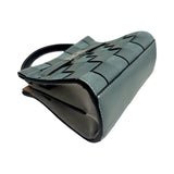 Tory Burch "Lee Radziwill Woven Petite Double Bag"