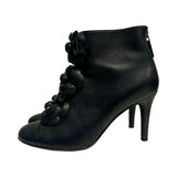 Chanel Camellia Cap Toe Booties - Size 38.5