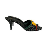 Fendi "Zucca FF Logo" Mules - Size 38