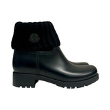 Moncler "Larue Knit Cuff Chelsea Boot" - Size 39
