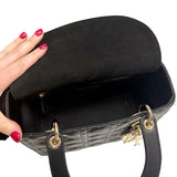 Christian Dior "Lady Dior Medium" Bag