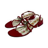 Gucci Patent Heeled Sandals - Size 37