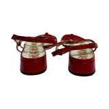 Gucci Patent Heeled Sandals - Size 37