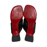 Christian Louboutin "CL Tongamule 55" Sandals - Size 37.5