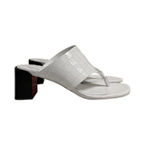 Christian Louboutin "CL Tongamule 55" Sandals - Size 37.5