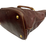 Prada "Nocciolo Soft Calfskin Leather Tote Bag"