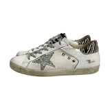 Golden Goose "Superstar" Animal Print Sneakers - Size 36