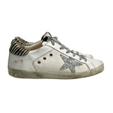 Golden Goose "Superstar" Animal Print Sneakers - Size 36