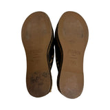 Fendi "Zucca FF Twist Espadrille Slides" - Size 39