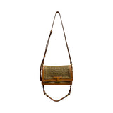 Tod's Raffia T-Logo Shoulder Bag