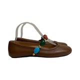Gianvito Rossi "Shanti Mary Jane Ballerina Flats" - Size 36