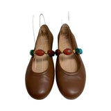 Gianvito Rossi "Shanti Mary Jane Ballerina Flats" - Size 36