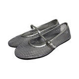 Black Suede Studio "Mika" Flats - Size 36.5
