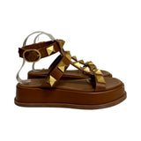 Valentino "Roman Stud" Gladiator Platform Sandals - Size 38