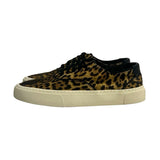 Saint Laurent Leopard-Print Sneakers - Size 38