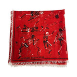 Alexander McQueen Dancing Skeleton Scarf