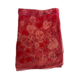 Alexander McQueen Skull & Heart Scarf