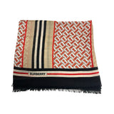 Burberry Monogram Wool & Silk Scarf