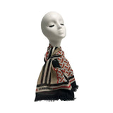 Burberry Monogram Wool & Silk Scarf