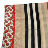 Burberry Monogram Wool & Silk Scarf