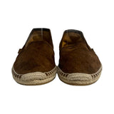 Gucci Suede Monogram Espadrilles - Size 37.5