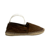 Gucci Suede Monogram Espadrilles - Size 37.5