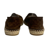 Gucci Suede Monogram Espadrilles - Size 37.5