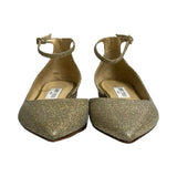 Jimmy Choo Glitter Ballet Flats - Size 38.5