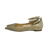 Jimmy Choo Glitter Ballet Flats - Size 38.5