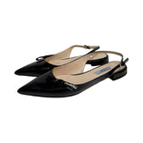 Prada Patent Slingback Flats - Size 38.5