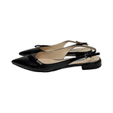 Prada Patent Slingback Flats - Size 38.5