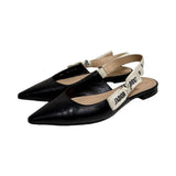 Christian Dior "J'adior" Slingback Flats - Size 37