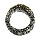 John Hardy "Icon Chevron Crossover Ring" - Size 7