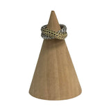 John Hardy "Icon Chevron Crossover Ring" - Size 7