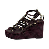 Valentino Rockstud Wedges - Size 37