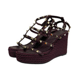 Valentino Rockstud Wedges - Size 37