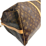 Louis Vuitton "Keepall Bandoulière 55" Duffel Bag