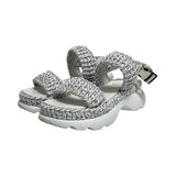 Moncler "Belay Woven" Sandals - Size 39