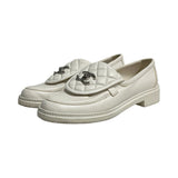 Chanel Quilted Leather Loafers - Size 38