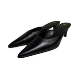 Toteme "Sharp Nappa Mules" - Size 39