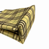 Burberry Vintage Yellow Check Tote Handbag