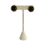 Chanel Resin Clover Clip-On Earrings
