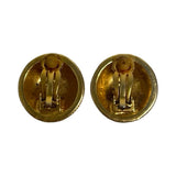 Chanel Interlocking CC Clip Earrings