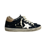 Golden Goose Navy "Superstar" Low-Top Sneakers - Size 38
