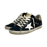 Golden Goose Navy "Superstar" Low-Top Sneakers - Size 38