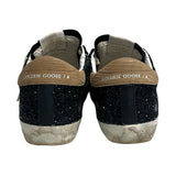 Golden Goose Navy "Superstar" Low-Top Sneakers - Size 38