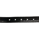 Dehanche Brown Python Embossed Belt - Size Small