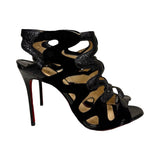 Christian Louboutin "Valonana 100 Cage" Pumps - Size 39.5